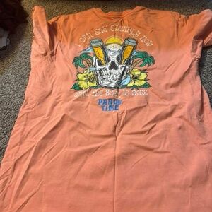 Hard Time Orange Graphic Tee